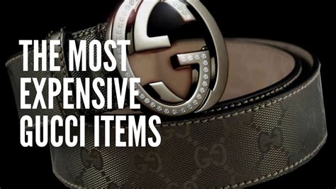 most expensive item from gucci